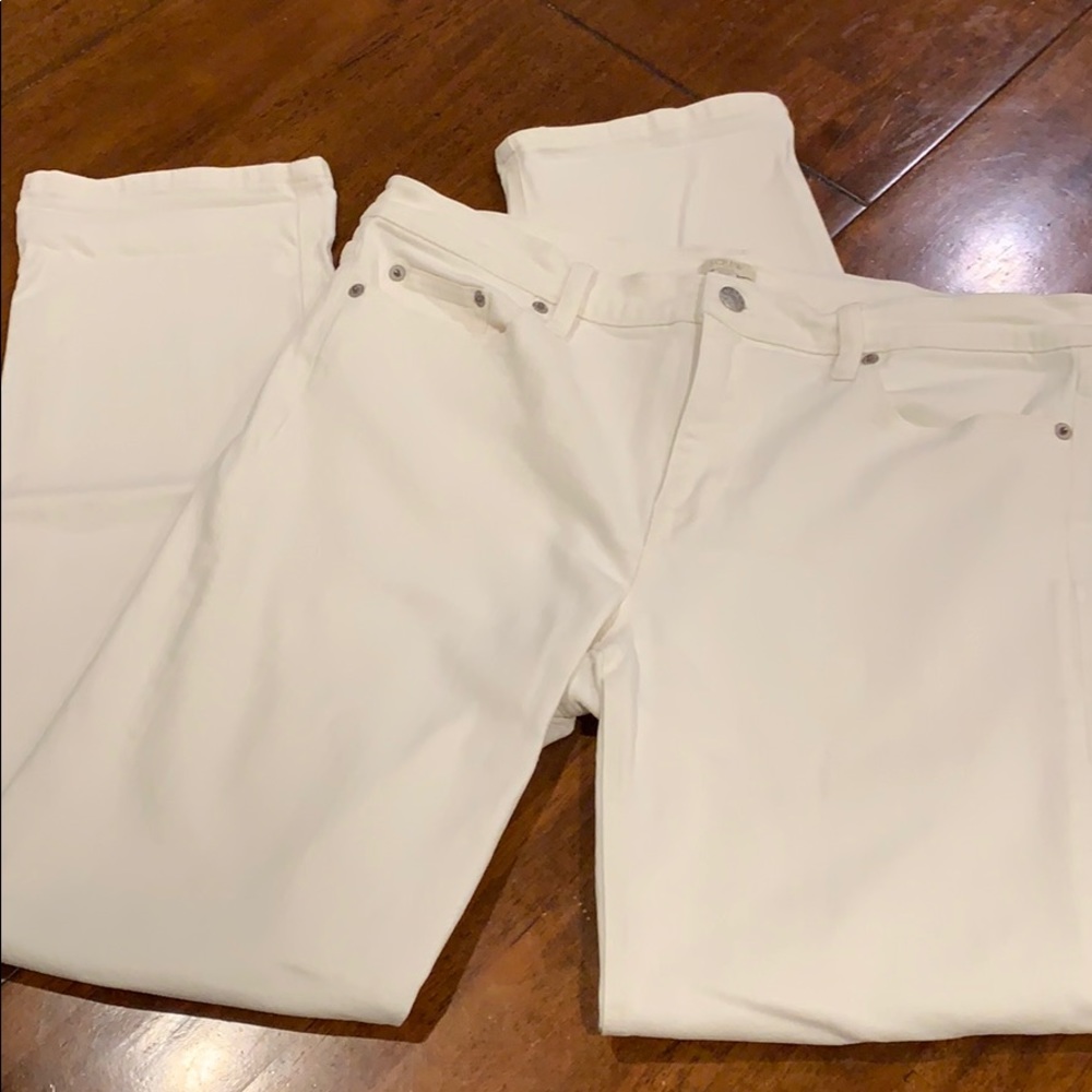 J Crew Off White Jeans